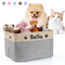 Personalized and Foldable Toy Storage Basket - Star Boutik LLC