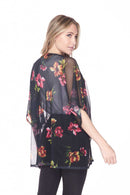 Gentle Windy Floral Light Weighted Open Front Cardigan - Star Boutik LLC