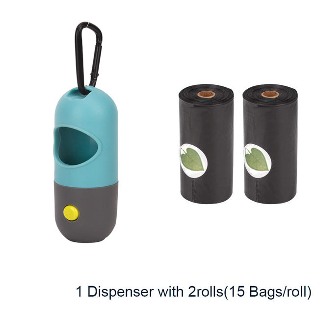 Biodegradable Dog Poop Bag/ Dispenser with LED light - Star Boutik LLC