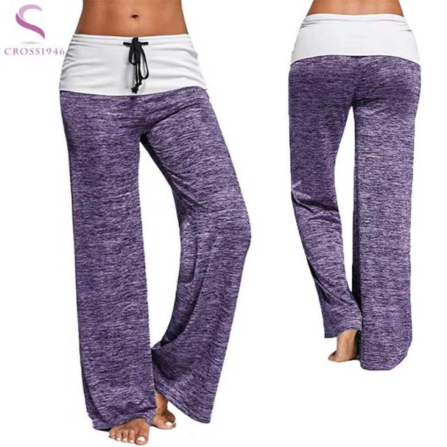 Loose fit Polyester Workout Yoga Pants